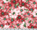 Flowerhouse Softly - Packed Flowers Multi from Robert Kaufman Fabrics