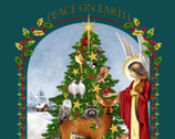 Peace On Earth - PANEL 36 Inches from Henry Glass Fabric