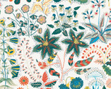 Whimsy - Floral Cream from In The Beginning Fabric