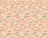 Fresh Morning Medley - Up To The Sun Floral Peach Pink from Felicity Fabrics