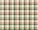 Christmas Plaid Green Red from Springs Creative Fabric
