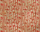 Oriental Gardens - Red Bamboo from In The Beginning Fabric
