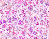 Halcyon II - Roses Pink by Jason Yenter from In The Beginning Fabric