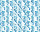 Wonders Of The Ocean - Seahorses from In The Beginning Fabric
