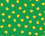 Barnyard Rules - Chicks Green from Kanvas Studio Fabric