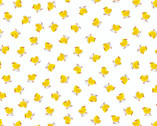 Barnyard Rules - Chicks White from Kanvas Studio Fabric