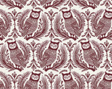 Woodland Magic - Owls Porcelain by Jessica Flick from Benartex Fabrics