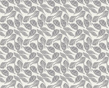 Woodland Magic - Leaf Porcelain by Jessica Flick from Benartex Fabrics