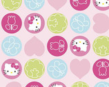 Hello Kitty - FLANNEL - Dot Toss from Springs Creative