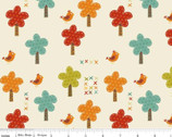 Giraffe Crossing - Trees Cream by RBD Designers from Riley Blake