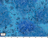 Fairy Frost - Turquoise - Cotton Print Metallic from Michael Miller