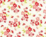 Miss Kate - Spring Floral Creamy White by Bonnie & Camille from Moda