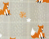 Wonderful Woodlands - Grey Fox Plaid by Arrolynn Weiderhold from Wilmington Prints