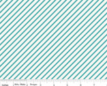 Unforgettable Cottons - Wallpapers Blue Stripe by My Mind’s Eye from Riley Blake