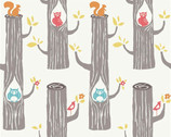 Circa 52 - Woodland Friends - Organic Cotton Fabric by Monaluna from Birch Fabrics