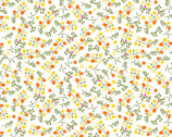 Enchanted - Yellow Scatter Flowers by Sarah Fielke from Windham Fabrics