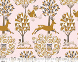 Natural Wonder - Enchanted Forest Pink from Blend Fabrics