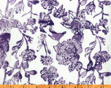 Meadowlark - Purple Flowers from Windham Fabrics