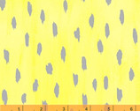Sunshine Serenade - Droplet Yellow Gray by Iza Pearl Design from Windham Fabrics