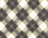Catch of the Day - Beige Mad for Plaid from Benartex