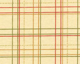 Joyful Harvest - Red Tan Plaid from Red Rooster Fabrics