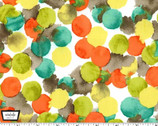 Painterly - Circles Retro Bubbly from Michael Miller