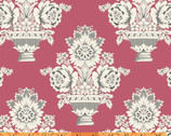 Governor’s Palace - Floral Vase Dark Pink from Windham Fabrics