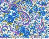 Floral Paisley - Blue from EE Schenck