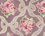 RURU Bouquet - Rose Ribbon Purple from Quilt Gate