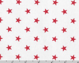Sevenberry Petite Classiques - Stars Poppy Red from Robert Kaufman