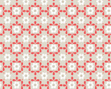 Sam & Mitzi - Daisies Grid Light Grey Beige from Lewis and Irene