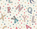 Vintage Circus - Letters Cream from Lewis and Irene