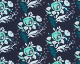 Vignette - Poppy Turquoise by Aneela Hoey from Cloud9 Fabrics