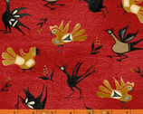 Trading Post - Red Native Birds by Whistler Studios from Windham Fabrics