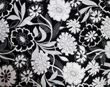 Essentials II Bold Floral - Black from Studio E