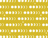 Tall Tales CANVAS - Moon Phase Marigold by Arleen Hillyer from Birch Fabrics