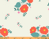 Maribel - Large Floral Cream by Annabel Wrigley from Windham Fabrics