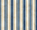 From the Farm - Awning Stripe Blue by Kris Lammers from Maywood Studio