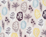 Sow and Sew CANVAS - Garden Party Blue Gray by Eloise Renouf from Cloud 9 Fabrics