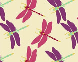 Butterfly Dance - Dragonfly Cream by Sally Kelly from Windham Fabrics