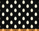 The Hen House - Eggs Black by Whistler Studios from Windham Fabrics