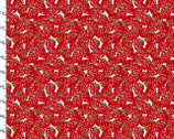 Farm Fresh - Strawberries Red by Flora Waycott from 3 Wishes Fabric