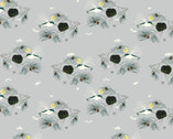 Bird Architects - Ruby Throaded Hummingbird Gray by Charley Harper from Birch Fabrics