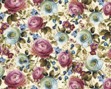 Lisa Audit Digital - Rose Floral Cream from Four Seasons