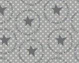 When I Am Big - Star Dots Gray from Henry Glass Fabric