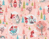 Little Red in the Woods - Main Pink by Jill Howarth from Riley Blake Fabric