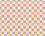 Love Me Love Me Not - Retro Daisy Pink from Lewis and Irene Fabric