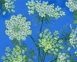 Botanica - Blooms Blue by Color Principle from Henry Glass Fabric