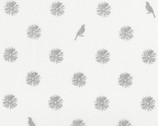 Shiny Objects Sweet Somethings - Magnolia Birds METALLIC from RJR Fabrics