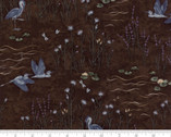 Summer On The Pond - Birds Pond Mud by Holly Taylor from Moda Fabrics